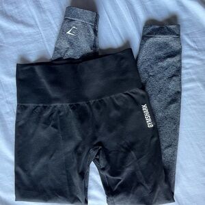Gymshark Black and Gray Leggings